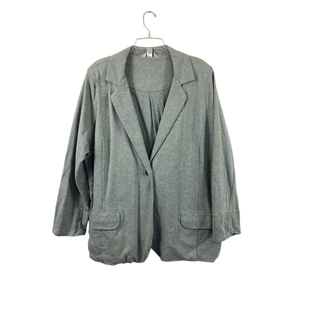 CJ Banks Women's Light Grey Jacket
